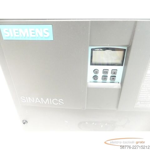 Komponens Siemens Simens 6RA8025-6GS22-0AA0 SINAMICS DCM DC-Converter  SN: Q6H22450101