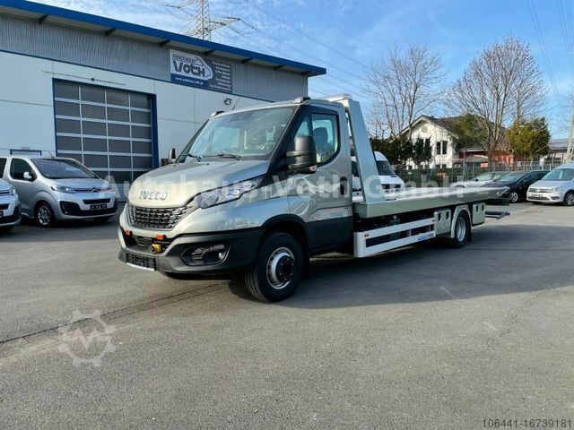 Transporter samochodowy IVECO 72C18 Schiebeplateau / Hubbrille/