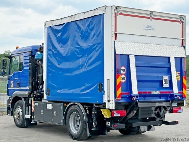 Teherautóra szerelt daru MAN TGM 15.250* FASSI F110A.0.23 * TOPZUSTAND