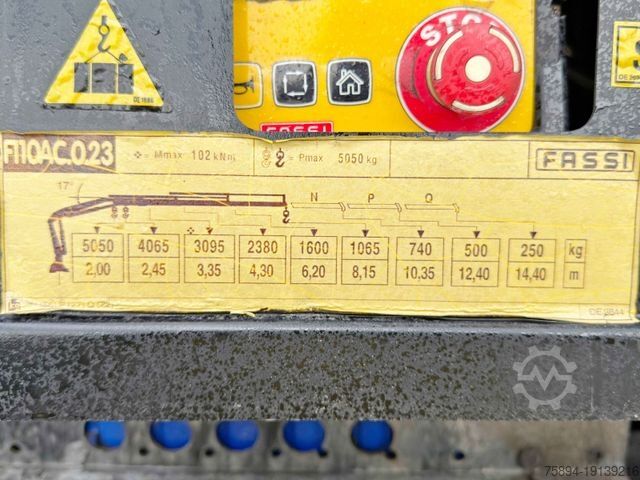 Teherautóra szerelt daru MAN TGM 15.250* FASSI F110A.0.23 * TOPZUSTAND