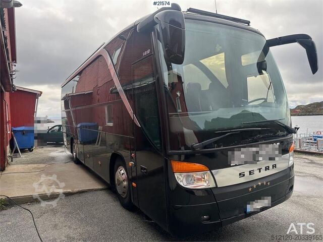 Setra S411 turistbuss med 29+2+1 säten och vinterdäck. Setra S411 tour bus w/ 29+2+1 seats and winter tires. Lo