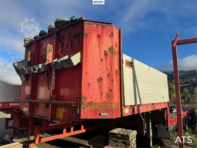 Semi-remorque grue HRD HRD Crane semitrailer.