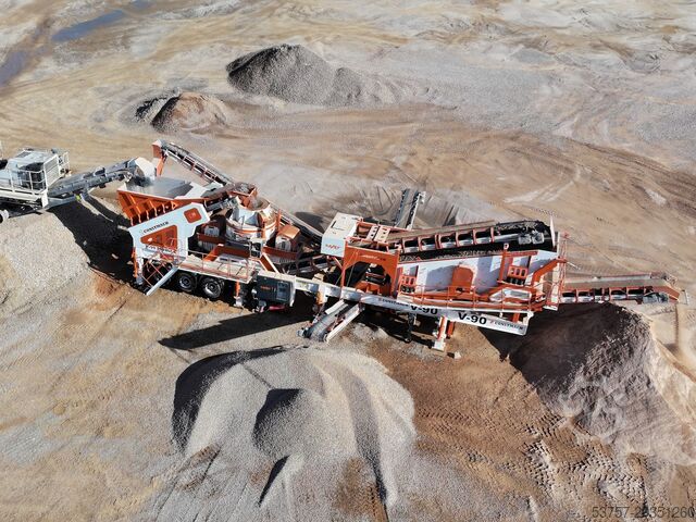 équipement de concassage/installation de concassage mobile Constmach Mobile Crushing Plant Mobile vertical shaft impact crushing