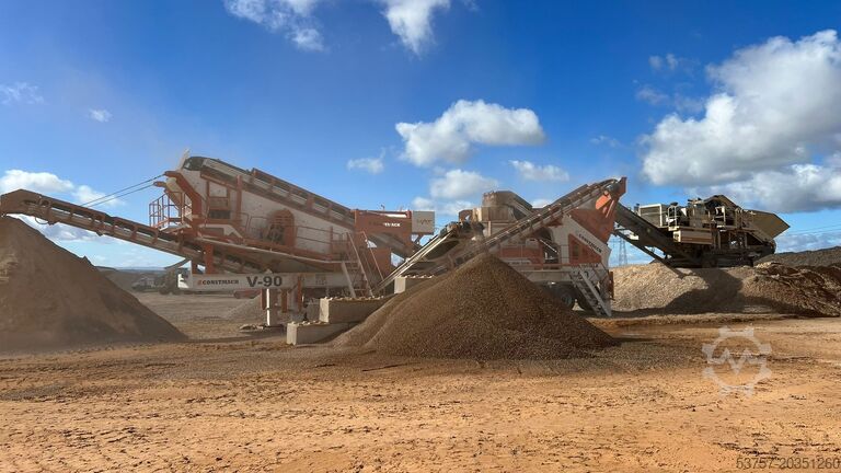 équipement de concassage/installation de concassage mobile Constmach Mobile Crushing Plant Mobile vertical shaft impact crushing