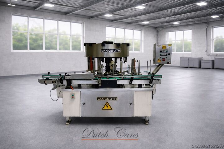 Labeling equipment Langguth E55 bottle labelling machine