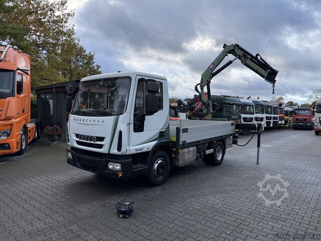Φορτηγό pick-up Iveco EuroCargo 80E22 Kran HMF 735 bis 15 Meter