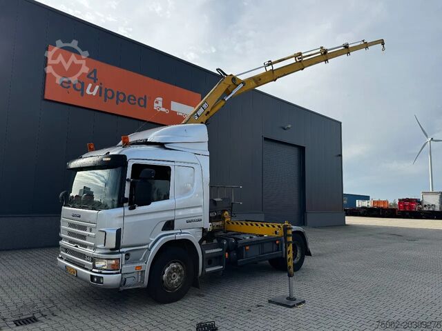 Vrachtwagen met kraan Scania P114-340 + HIAB 19-5 crane + remote / Euro-3 / ...