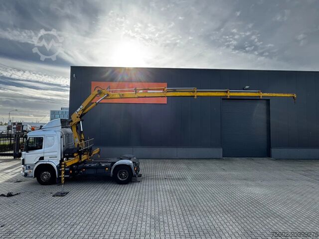 Vrachtwagen met kraan Scania P114-340 + HIAB 19-5 crane + remote / Euro-3 / ...