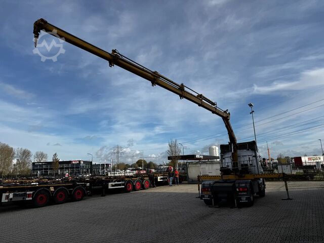 Vrachtwagen met kraan Scania P114-340 + HIAB 19-5 crane + remote / Euro-3 / ...