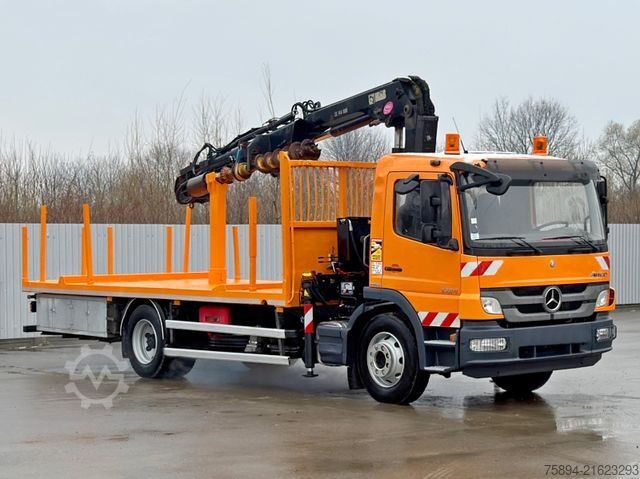 Autolaadkraan MERCEDES-BENZ ATEGO 1324 * HIAB 144 B - DUO + Bohrgerät * TOP
