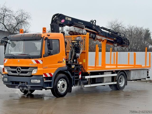 Autolaadkraan MERCEDES-BENZ ATEGO 1324 * HIAB 144 B - DUO + Bohrgerät * TOP