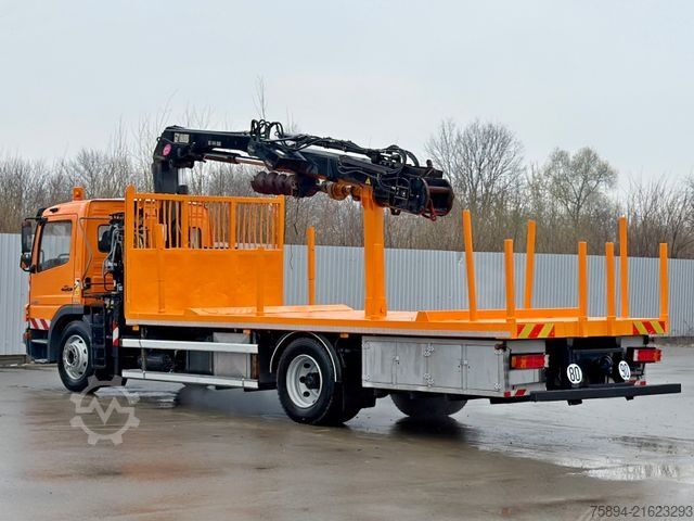 Autolaadkraan MERCEDES-BENZ ATEGO 1324 * HIAB 144 B - DUO + Bohrgerät * TOP