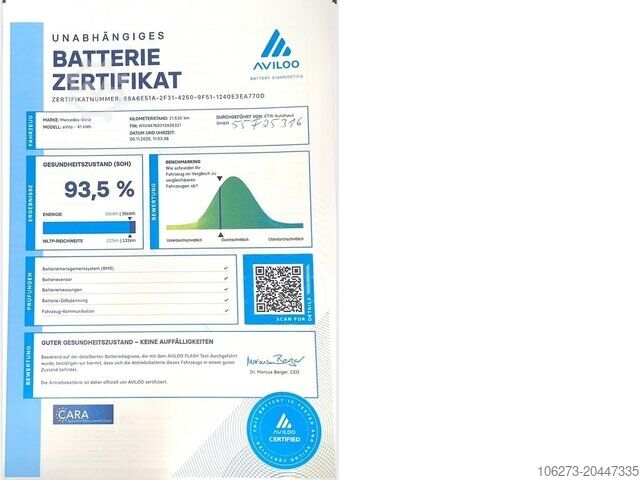 Customized van Mercedes-Benz eVito 111 KA,lang,Rückfahrkamera,Klima