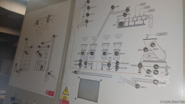 Dubbele koude persing 1.400 kg/u Farmet Pressing line rapeseed/sunflower