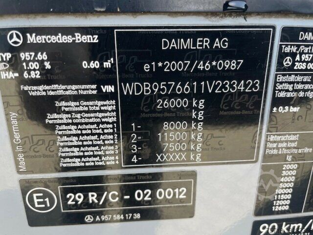 Vuilniswagen Mercedes-Benz 2633 Econic 6x2 Zöller Medium XL/Delta2301