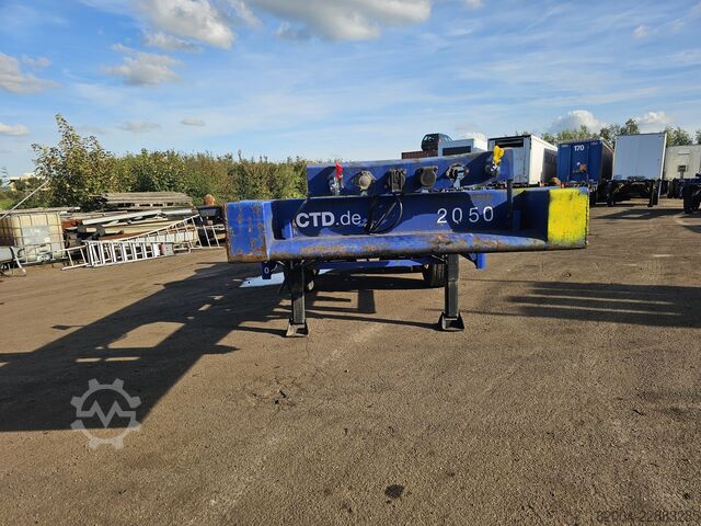 Containervervoer MKF METALLBAU CS 20 / STEEL SUSPENSION/ BPW DRUM.