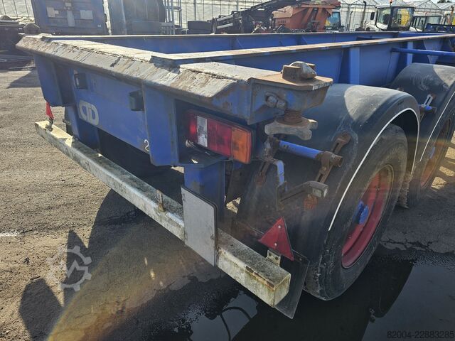 Containervervoer MKF METALLBAU CS 20 / STEEL SUSPENSION/ BPW DRUM.