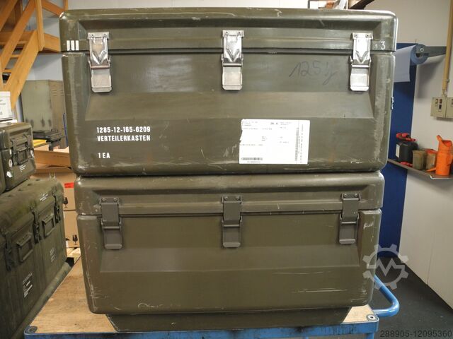 Transport- en opbergdoos Bundeswehr GFK 80x80x40
