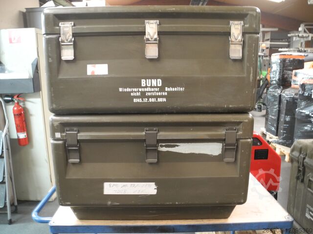 Transport- und Lagerbox Bundeswehr GFK 80x80x40
