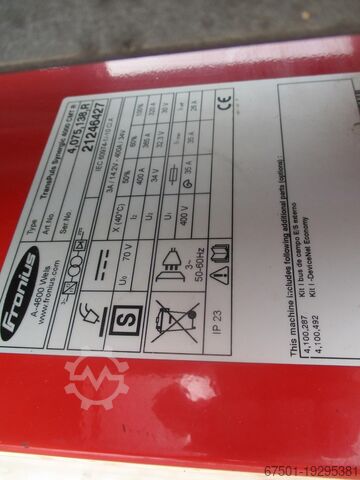 Unidad de soldadura FRONIUS TPS 4000 CMT R  (3183)