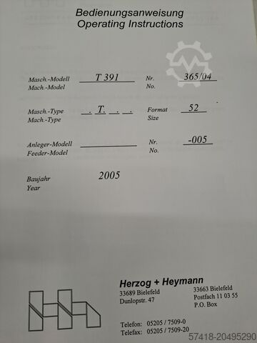 Plough furrow press Herzog+Heymann T391