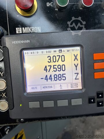 Tool room milling machine Mikron WF 3 DP