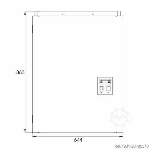 Negative monoblock overhanging refrigeration unit L19130B JKS