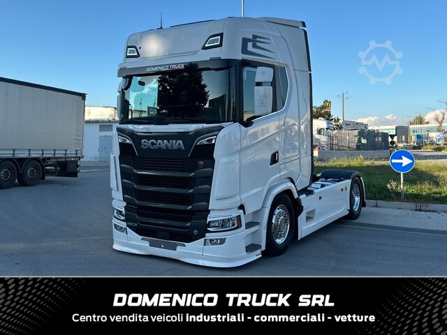 Standard road tractor SCANIA 660S V8 FULL PNEUMATIC 2+2