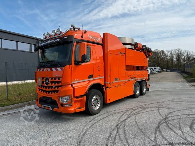 Saugwagen MERCEDES-BENZ AROCS 2648 6x4 mit Müller Wasserrückgewinner