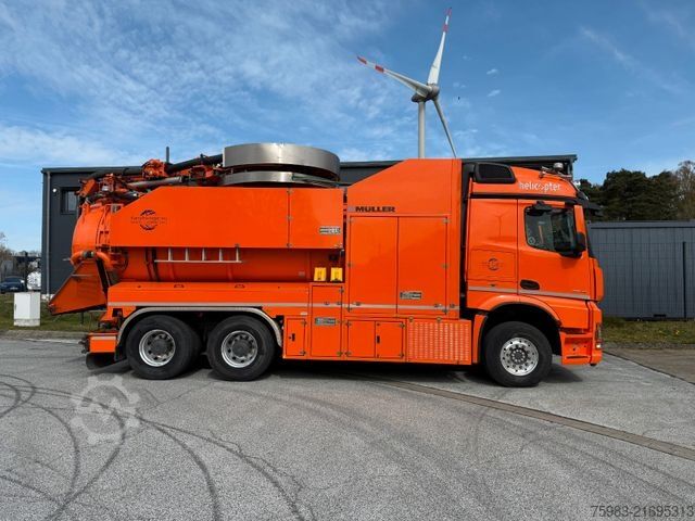 Saugwagen MERCEDES-BENZ AROCS 2648 6x4 mit Müller Wasserrückgewinner
