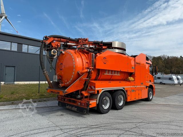 Saugwagen MERCEDES-BENZ AROCS 2648 6x4 mit Müller Wasserrückgewinner