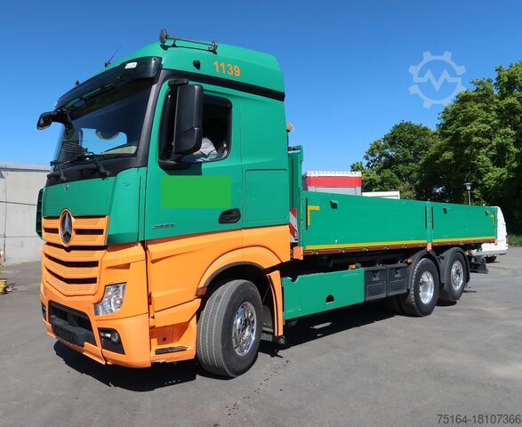 Kipper vrachtwagen Mercedes-Benz Actros 2553 LL Nachlauflenkachse