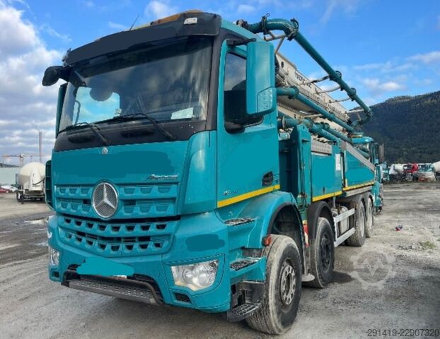 Autopompa per calcestruzzo MERCEDES-BENZ Arocs 3742 8x4 mit Sermac Betonpummpe Bj 18