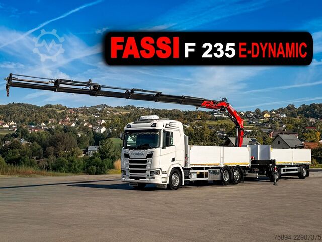 Autolaadkraan SCANIA R500 FASSI F235 A.2.26 + FUNK + Anhänger!