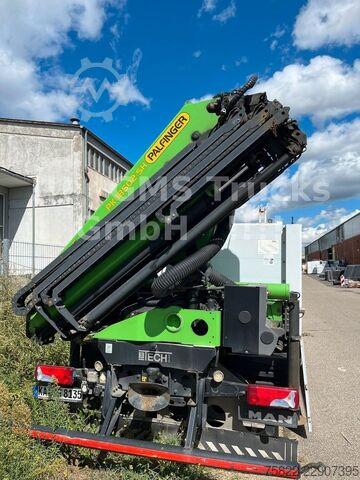 Lastbilmonteret kran MAN TGS 26.480 / 19m Kran Palfinger PK 18502 FUNK