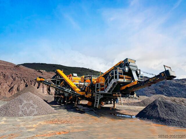 Mobile crushing plant / Screening plant FABO Mobile Crushing Plant Mobile Crushing and Screening Plant