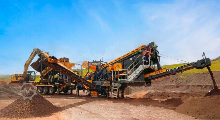 Mobile crushing plant / Screening plant FABO Mobile Crushing Plant Mobile Crushing and Screening Plant