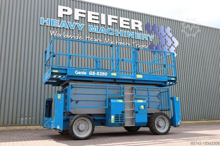 Schaarlift Genie GS5390 Diesel, 4x4 Drive, 18.15m Working Height, 6