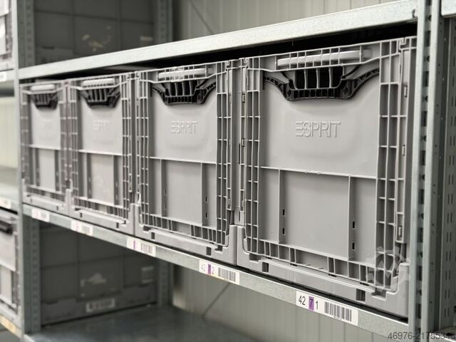 Estanterías de almacén de gran altura SSI Schäfer R3000  Kistenregal Regallänge: 4,92 lfm.