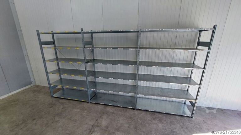 Estanterías de almacén de gran altura SSI Schäfer R3000  Kistenregal Regallänge: 4,92 lfm.