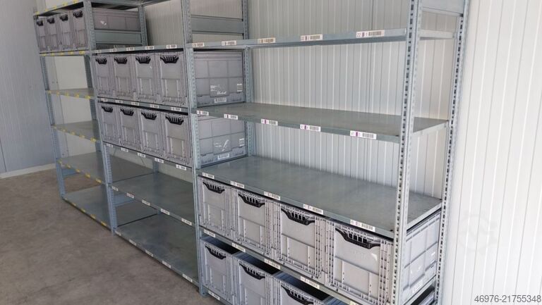 Estanterías de almacén de gran altura SSI Schäfer R3000  Kistenregal Regallänge: 4,92 lfm.