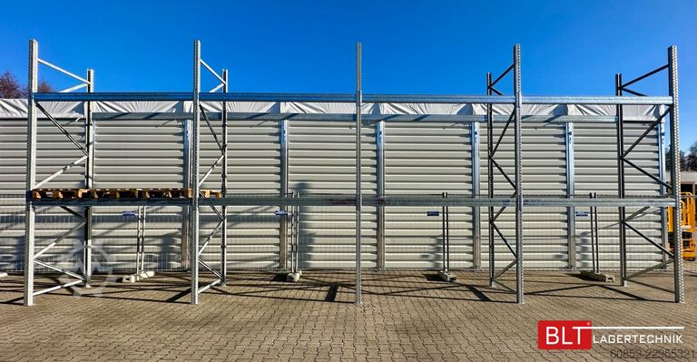 ραφιέρα παλετών 8,40 lfm Palettenregale für Außenbereich H: 4,5m , 3000 kg Fachlast , FVZ