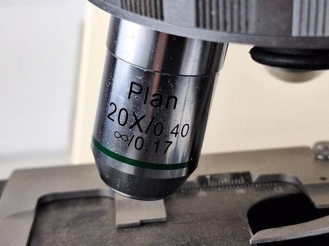 Zeiss Axioskop EL-Einsatz 5-objectieven microscoop Zeiss Axioskop EL-Einsatz