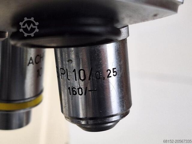 Zeiss Axioskop EL-Einsatz 5-objectieven microscoop Zeiss Axioskop EL-Einsatz