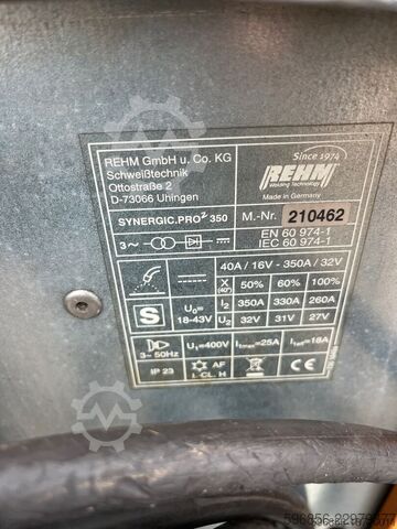 σετ συγκόλλησης Rehm Synergic. PRO 2 350