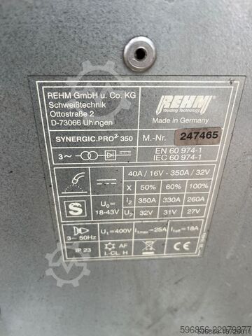 σετ συγκόλλησης Rehm Synergic. PRO 2 350