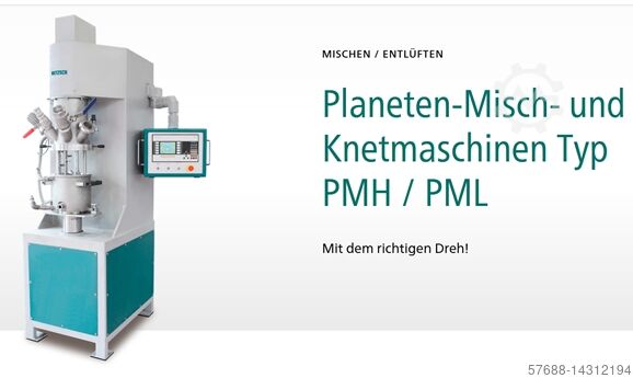 Netzsch Planeten-Misch Knetmaschine-PMH/PML