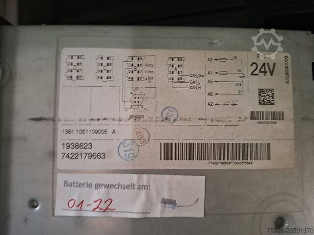 Csúszó ponyva DAF LF 220