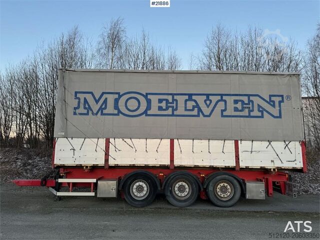 Container transport Istrail 3-axle container trailer