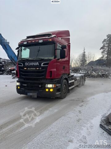Hook arm system Scania R620 6x4 Hook Truck. Delivered with a valid EU ins